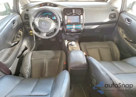 2014 Nissan Leaf S z USA, uszkodzony, nr VIN 1N4AZ0CP8EC334176